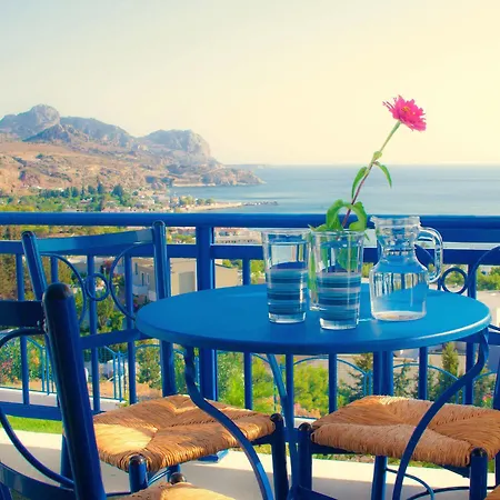 Bella Vista Stegna Lägenhetshotell Archangelos (Rhodes)